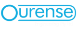 Ourense Company Logo white text transparent